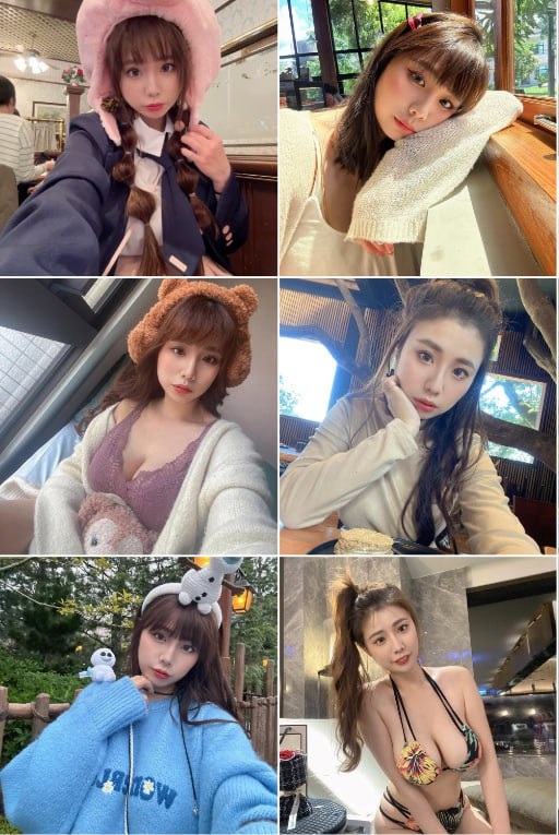 XC214 图片6813张 视频1171个 台湾  自拍 生活日常 生活场景丰富 海边 旅游 美食 风景 比基尼 大胸    